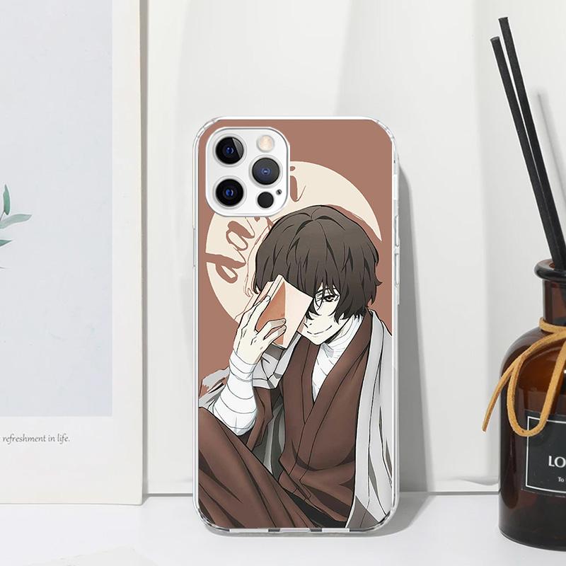 Bungo Stray Dogs Dazai Phone Case For Iphone 17 Air 16 15 Plus 16E 14 Pro Max 13 Mini 12 11 7 8 SE Fundas Soft Back Cover 17 Air