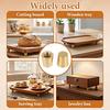 Brass Cutting Board Stabilisers Non Slip Waterproof Feet Pads Easy Install for Kitchen Chopping Board Jewelry Box Furniture Upgrade