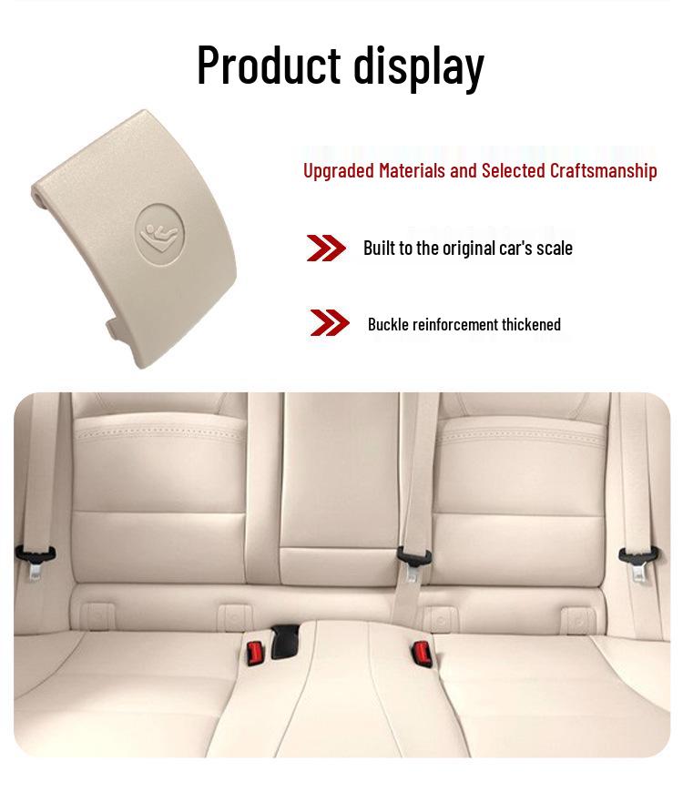 BMW F10/F11 Child Safety Seat Cover Plate for Rear Seat Buckle - 5 Series 520i/530i