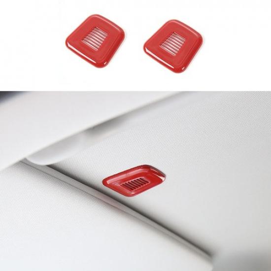 2x Декоративная накладка на внутренний микрофон для Jeep Compass/Grand Cherokee 2017+