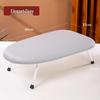 Compact Folding Desktop Ironing Board for Household Use