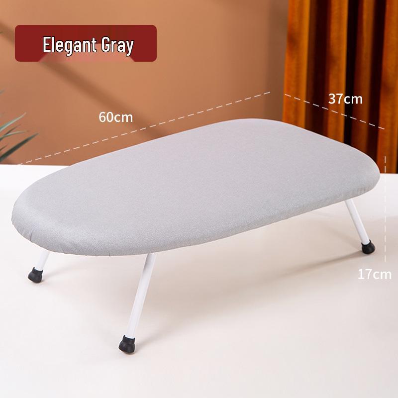 Compact Folding Desktop Ironing Board for Household Use