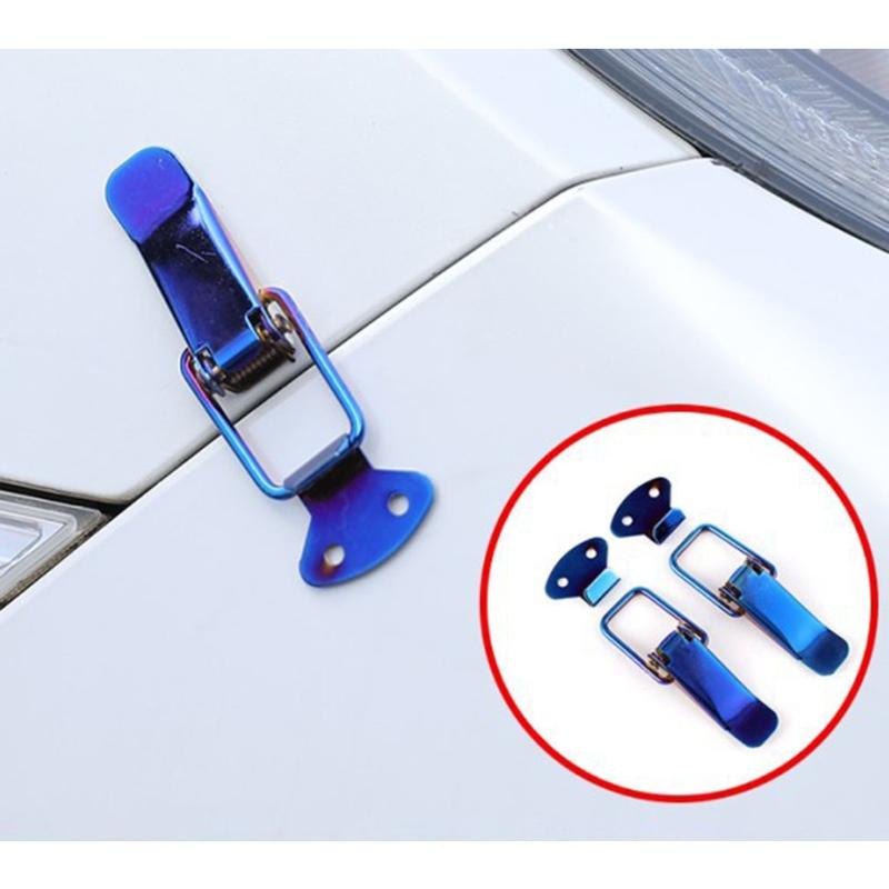2 Pcs Bumper Fixed Lock Buckle Trunk Surround Fixed Decoration Buckle Paired