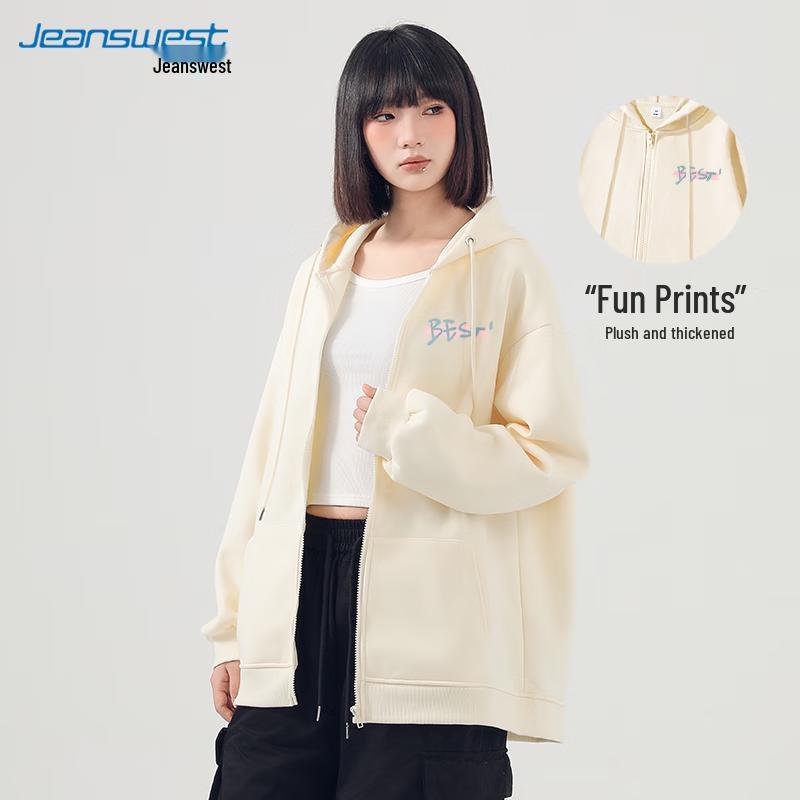 

Куртка-кардиган с капюшоном на флисовой подкладке Jeanswest L