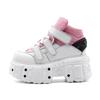 Unisex High-Top Platform Punk Boots: Thick-Sole, Height-Boosting Summer Shoes