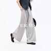 YERAD Women's Tie-Waist Wide-Leg Trousers