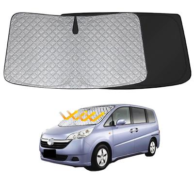 Honda Kompatible Frontsonnenblende für Stepwgn Ausgezeichnetes Licht UV-Sonne Hitze Anpassung Innenraum Einfach Inklusive Aufbewahrung 2022 RP6/7/8. blockieren,