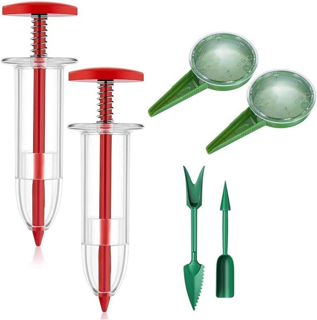 Manual Syringe-Style Horticulture Seedling Dibber for Plants