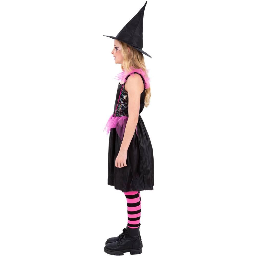 Smiffys Girls Rainbow Web Witch Costume