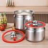 Stainless Steel Containers Large Capacity Airtight Locking Lids Rustproof Designs for Bulk Food Storage Solution