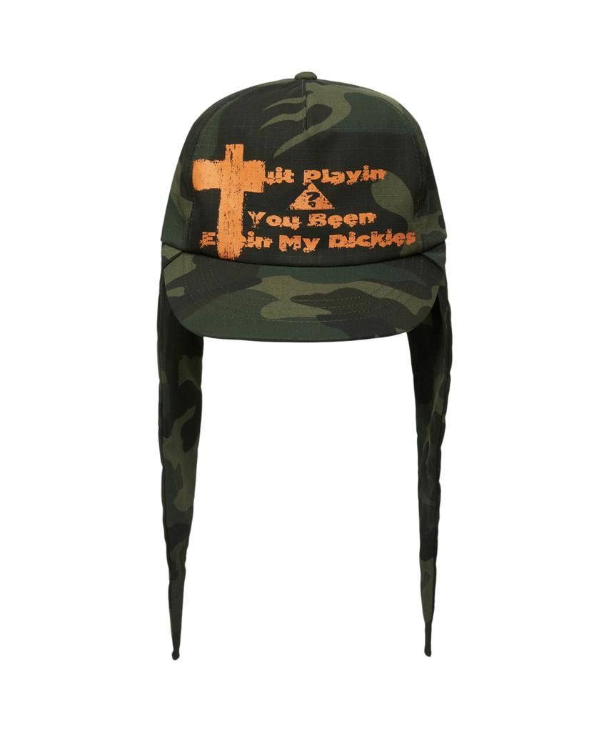 Garter Gallery Side Cross Bandana Cap_Camo