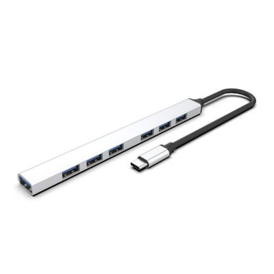 USB Hub TypeC Connection Docking Station 7 Ports USB Dongle Small USB Adapter,USB Hub for Laptops Data Hubs