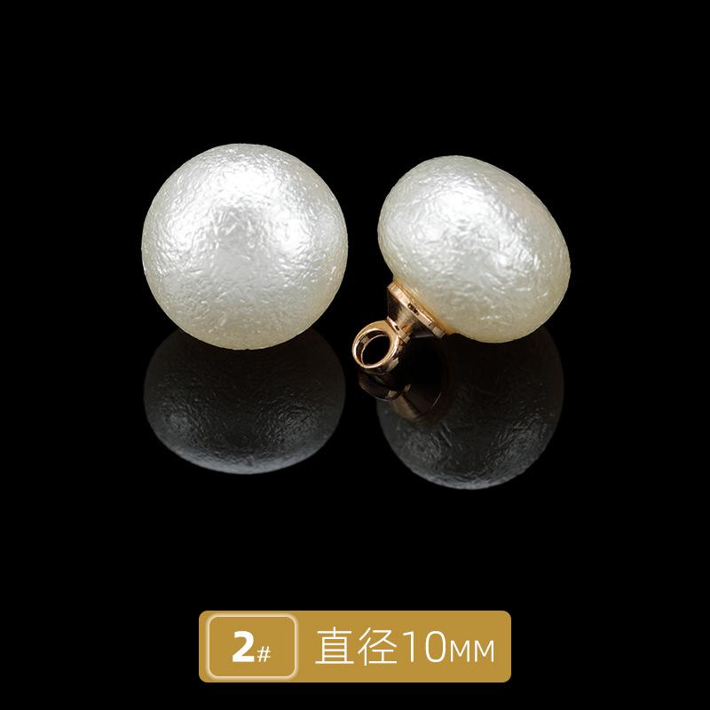 10 szt. Guzik do kardiganu Guzik do czongsamu Guzik do koszuli Perłowy Okrągły Żywiczny Guzik bez dziurki Guzik do koszuli Sukienka swetrowa Guzik z koralikami