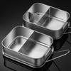 304 Stainless Steel Square Lunch Box with Lid