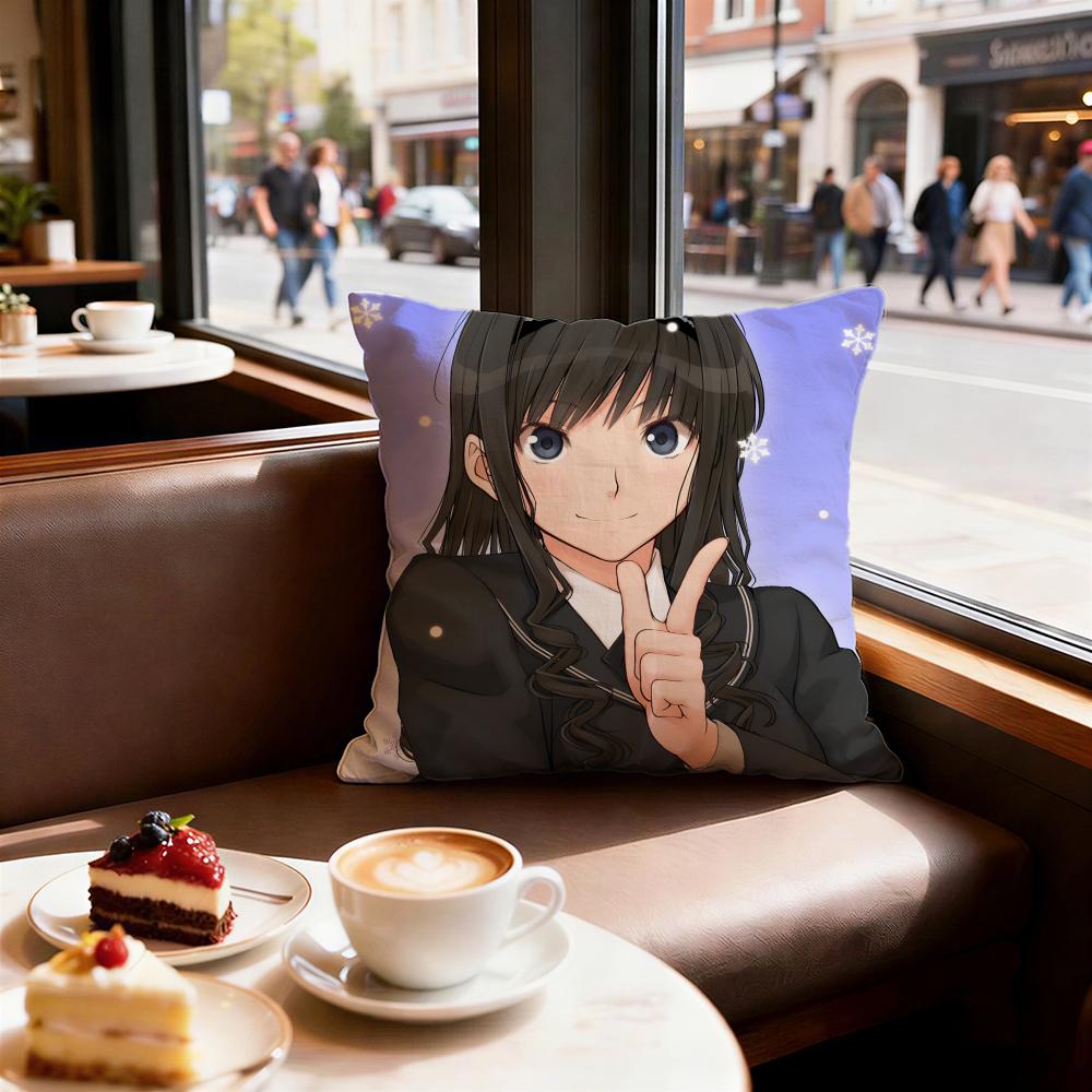 SS Plus Amagami SS Plus Cushion Cover Decorative Cushion Cushions Covers Cover Sofa x Pillow Piece x x Pillowcase