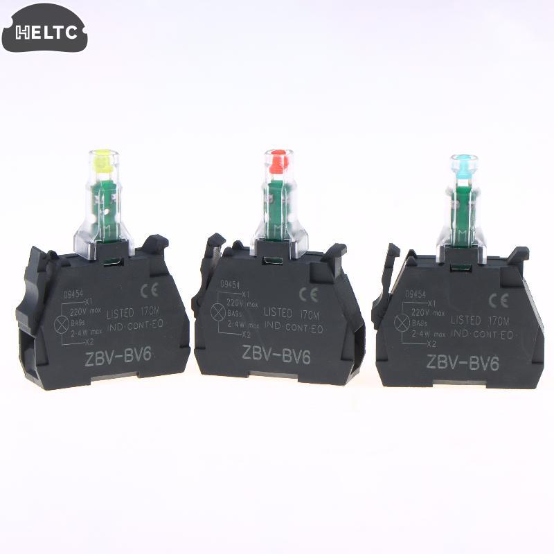 XB5 ZBV Indicator Light Module 16mm Push Button Switch Clear Bright LED for Electrical Enclosures