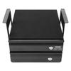 VEVOR 13" Wide Under Desk Drawer Slide Out, Under Table Pull-out Drawer Attachment, Hidden Desktop 2 Layer Storage Organizer