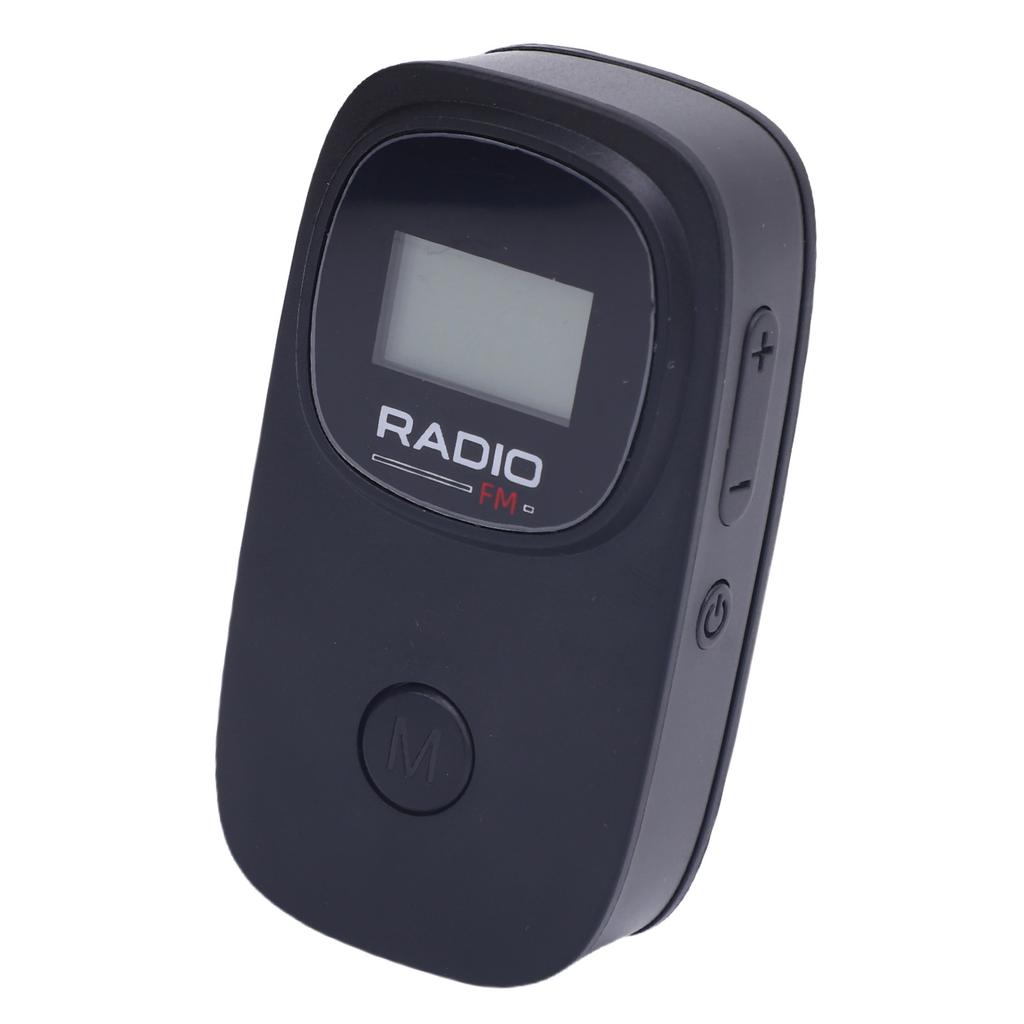 Compact FM Radio with Belt Clip, Auto Scan and Digital Tuning, Portable Battery Operated HD Backlit Radio for Travel, Outdoor