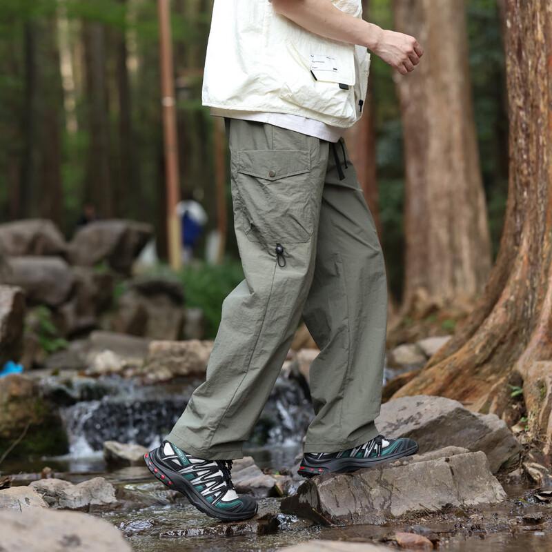 Dingfengbaoluo Men's Outdoor Casual Cargo Pants