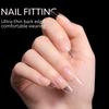 60/150/300 Buc. Tips Unghii Presate Acoperire Completă Stiletto Migdală Pătrată Sicriu French False False Soak Off Gel Tips Extensie Unghii Capsulă