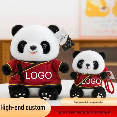Chengdu Souvenir: Hanfu Panda Plüschtier Anhänger im chinesischen Stil