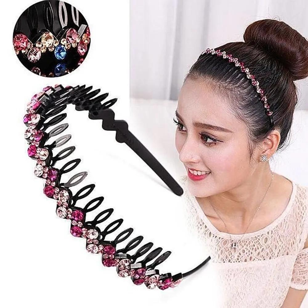 Jewel Headband Princess Women Thin Cubic Hairband Summer Girl Princessabc776