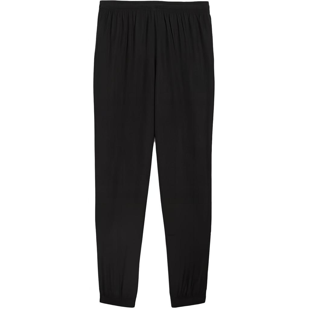 Puma AC Milan SS24 Retro Sports Brand Logo Color Block Quick-Dry Mid-Rise Casual Pants Men Pants Black Red 777717-04