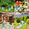 20/50Pcs Cute Mini Resin Bears Miniature Bear Tiny Animals Figures For Diy Fairy Garden Vase Filler Glass Container Decor
