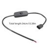 USB C To 2Pin Bare Wire Power Cable with On Off Switching Connectors Easy Installation for Low Power Devices 5V2A Output