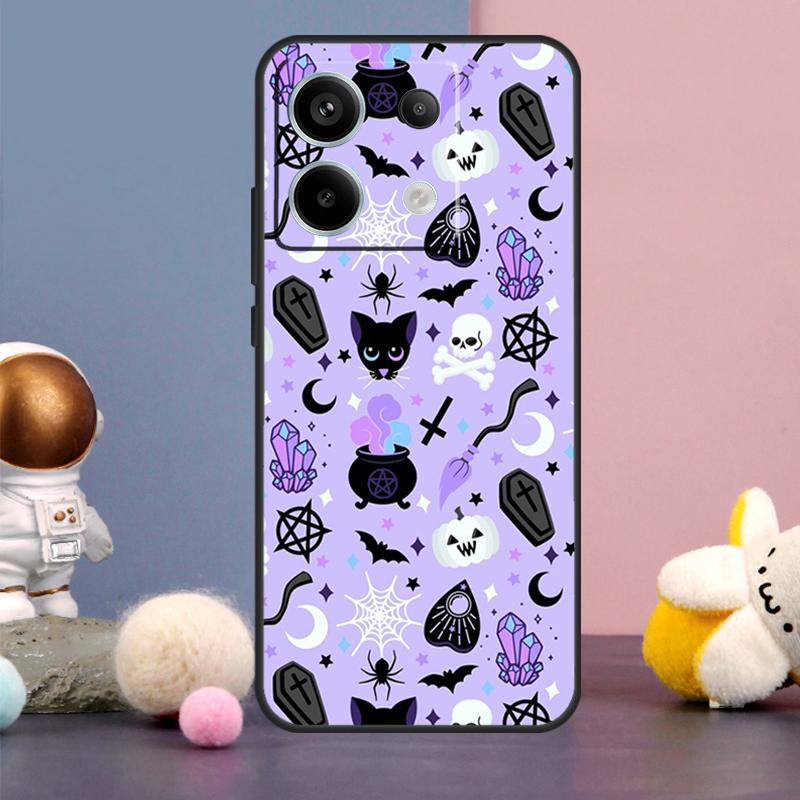 Pastel Goth Witchy Case For Xiaomi Redmi Note 14 9 10 11 12 13 15 Pro Plus Redmi 15 15C 14C 10C 12C 13C Cover