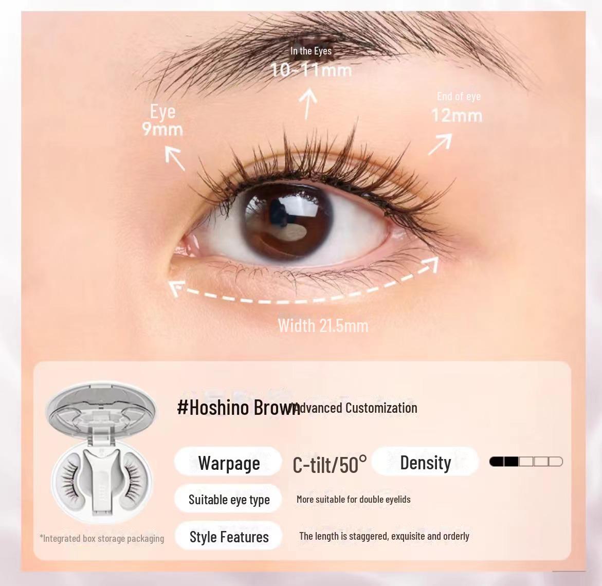 

WOSADO Yuetong 2.0 Набір магнітних вій - М які, Густі, Довгі C-завиток, Без клею.