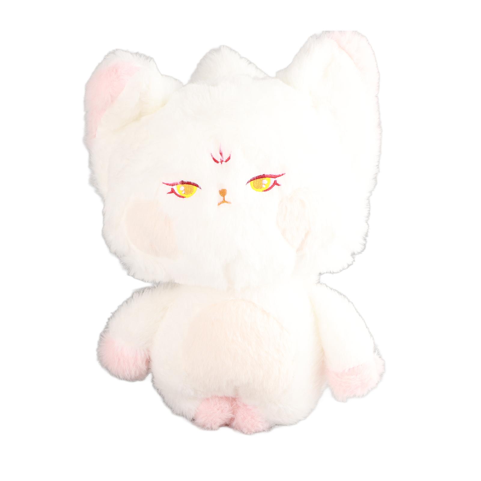 

Кукла лиса милый стиль мягкий плюшевый материал чучела мультяшных животных игрушка для детей подарок на день рождения фиолетовый золотистый