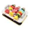 Wooden Simulation Grill Set Role Play Game Cooking Imaginative Wooden Pretend Grill Toys