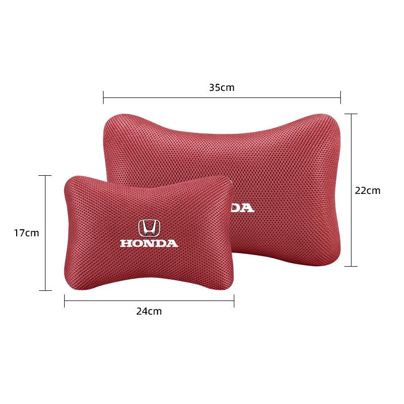 CLSGX1 Car Headrest Ice Silk Waist Cushion Neck Pillow For Honda Civic Fit Jazz Accord Pilot CRV Odyssey Passport City N-BOX Vezel HRV