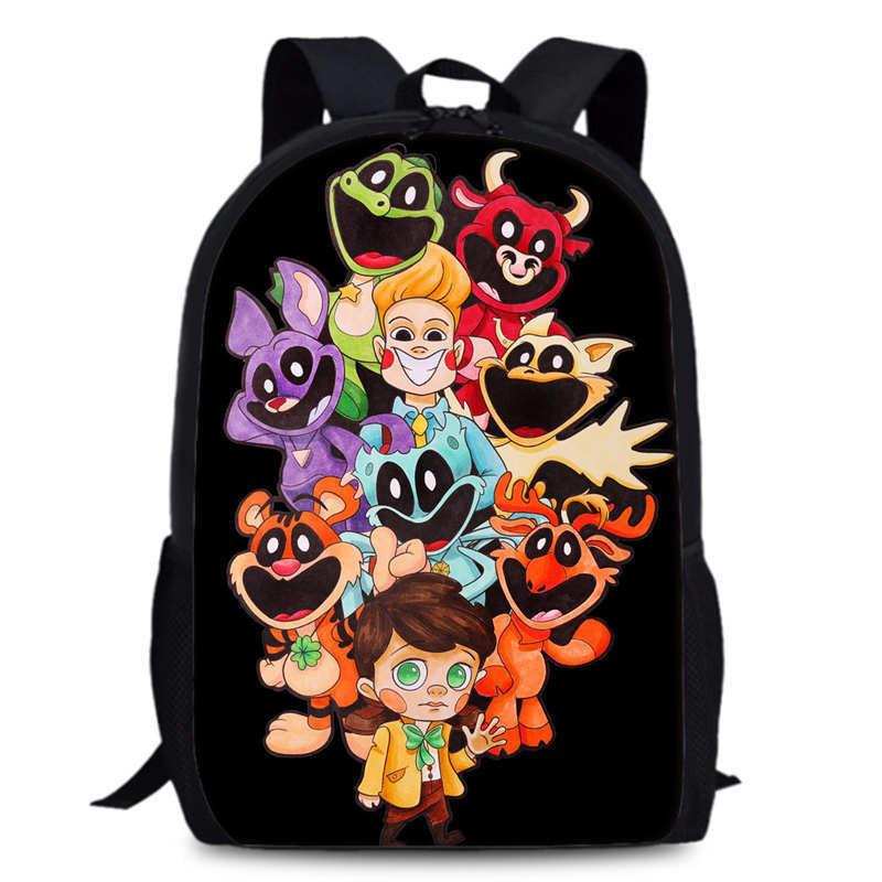Chapter Poppy Playtime 4 Durable Bookbag 15in Laptop Anime Backpack Oxford