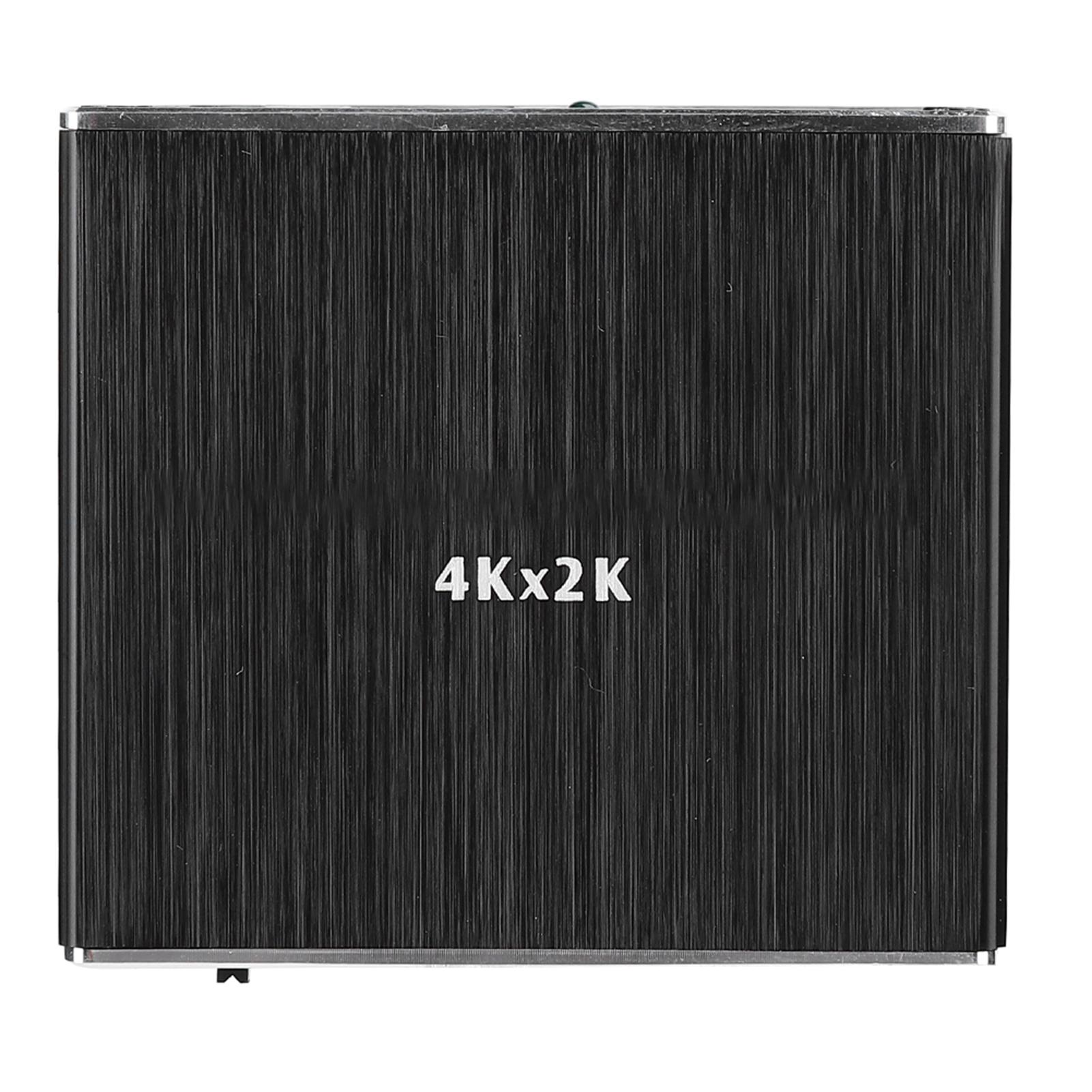 

Профессиональный металлический черный 4K x 2K HDMI to HDMI Optical SPDIF 3.5 мм o Extractor AdapterЧерный чёрный