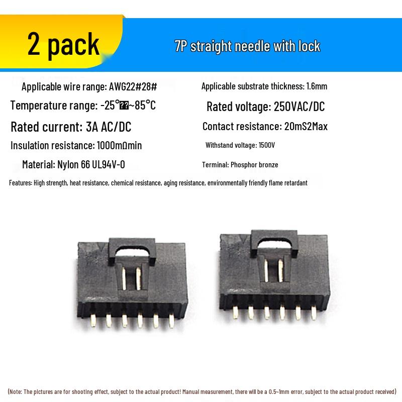 2.54 Lockable DuPont Connector: 2P & 3/4/10P Straight/Bent Pin Header MX2.54 Socket