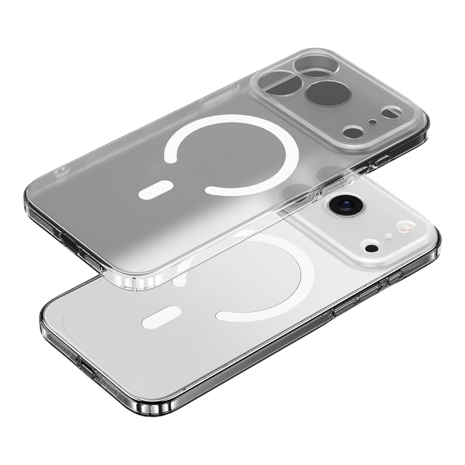 SULADA For iPhone 17 Pro Case Compatible with MagSafe PC+TPU Matte Translucent Back Cover A