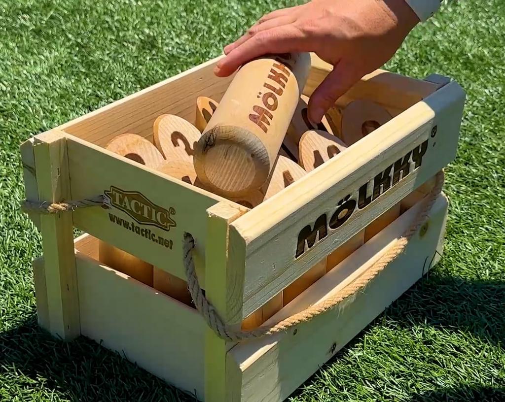 Molkky Japoński oficjalny produkt NOWY model TACTIC MOLKKY oficjalny OHS na zewnątrz (Oryginalny produkt, dostawa, gra, konkurencja, sport, popularny)