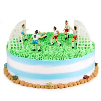 DIY 9 Soccer Players Cake Decorations Cupcakes Football Toppers Set of 9 Soccer Toppers for Birthday Cake
