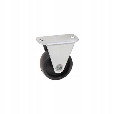 Wheel D-30mm H=41mm Non-swivel Furniture Roller Black