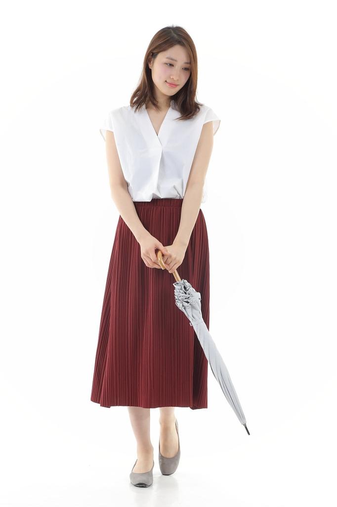 UV Light Long Light Blocks Medium Rain and Sun Fabric Back UV White Women's Parasol/rain Umbrella, Protection, Blocking, Umbrella, 99.9% Blocking,