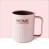 Two-color mouthwash cup household brushing cup washing cup couple simple toothbrush cup hit color ribbon handle tooth cylinder