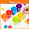 Classification Cup Color Overlapping Game Children Puzzle Toy For Motor Skills
