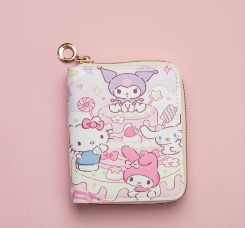 Hello Kitty Women's Cartoon Wallet - Cute, Waterproof, Wear-resistant Coin Purse