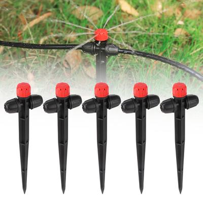 10/30 Stück Tropfregner mit Stachel 8 Löcher Tropfemitter Rundumstreuender Regner Gartenblumen Bewässerungszubehör