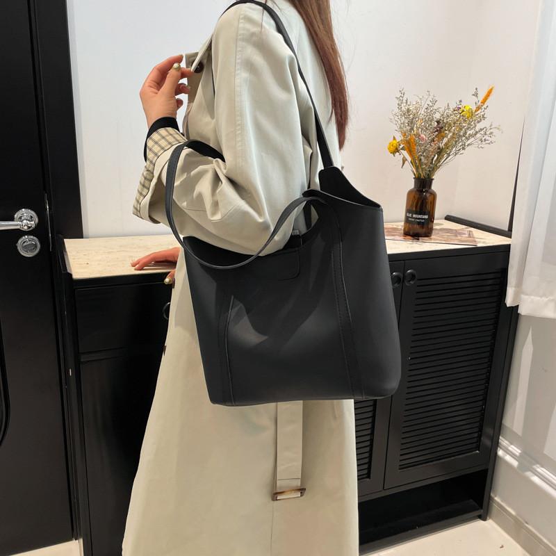 Sac Seau en PU à Fermeture Magnétique pour Usage Quotidien Mode Femme