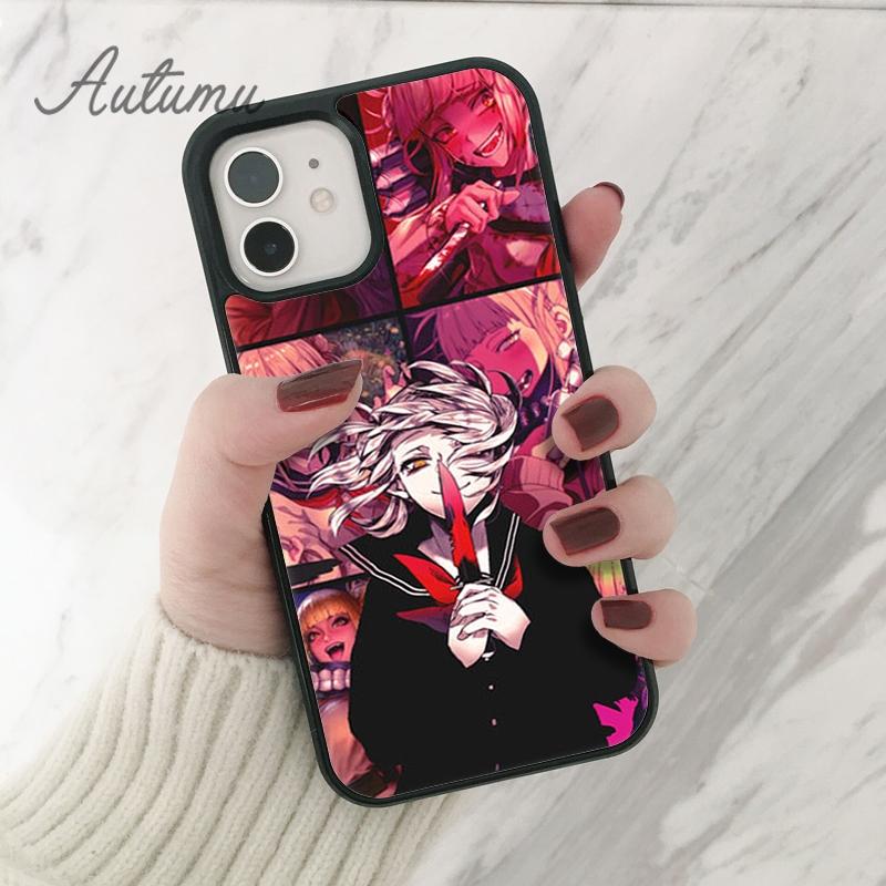 Himiko Toga Boku Phone Case for iPhone 11 12 13 14 Pro Max Mini X XR XS SE 2020 5 6S 7 8 Plus Samsung Galaxy S21 S22 Cover Shell