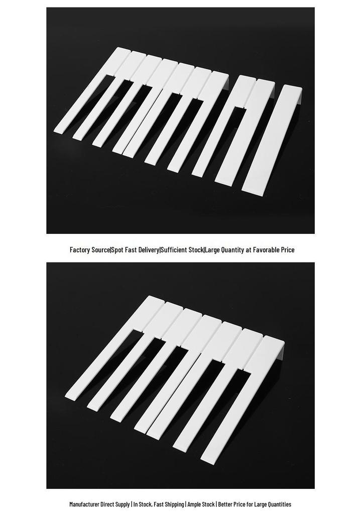 Piano Key Leather Set: White & Black Matte Finish, Complete 52-Key Accessories