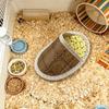 Slipper Shape Hamster Cool Nest Breathable Wear Resistant Hamster Slipper Nest Weave Scratch Resistant Small Pet Bed Pet Resting